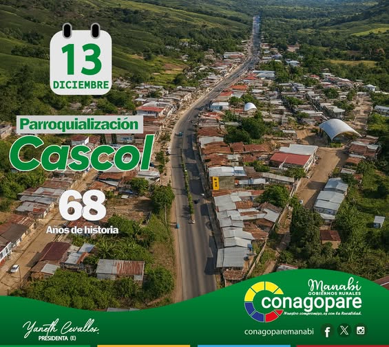 FELICITACIONES A LA PARROQUIA CASCOL